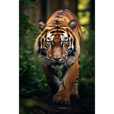 Canvas of Tiger in the Jungle